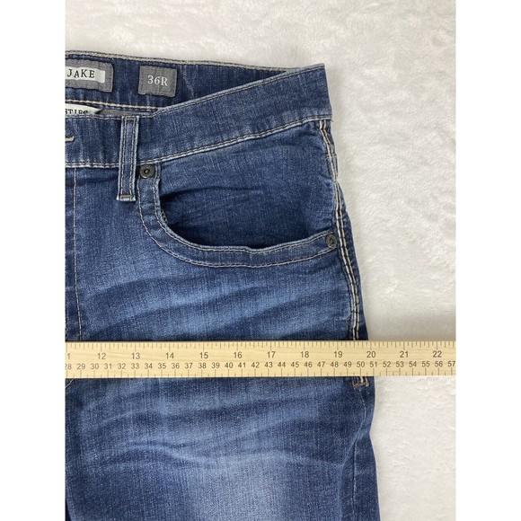 BKE Jake Straight Leg Womens High Rise Jeans Size 36R - Picture 7 of 16